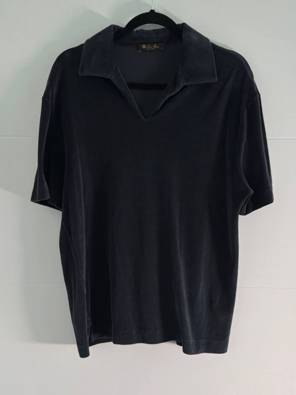 Loro Piana Duggia Polo Shirt | Mens (Size L) | Dark Gray